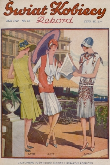 Świat Kobiecy. R.8, 1928, nr 13 + dod. + wkładka