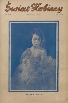 Świat Kobiecy. R.8, 1928, nr 16