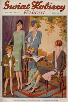 Świat Kobiecy. R.8, 1928, nr 17 + dod + wkładka