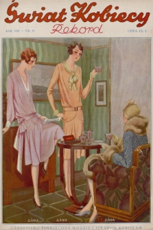 Świat Kobiecy. R.8, 1928, nr 19 + dod. + wkładka