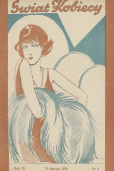 Świat Kobiecy. R.9, 1929, nr 4 + dod.