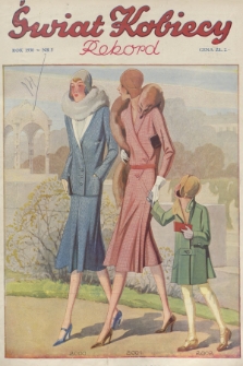 Świat Kobiecy. R.10, 1930, nr 5 + dod. + wkładka