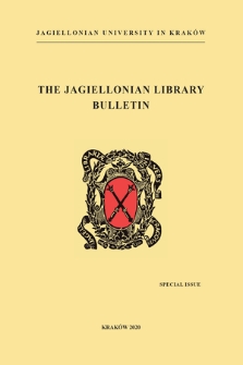 The Jagiellonian Library Bulletin. Special Issue