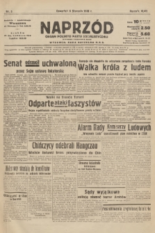 Naprzód : organ Polskiej Partji Socjalistycznej. 1938, nr 5