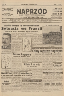 Naprzód : organ Polskiej Partji Socjalistycznej. 1938, nr 17