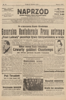 Naprzód : organ Polskiej Partji Socjalistycznej. 1938, nr 21