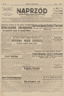 Naprzód : organ Polskiej Partji Socjalistycznej. 1938, nr 56