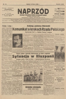 Naprzód : organ Polskiej Partji Socjalistycznej. 1938, nr 78