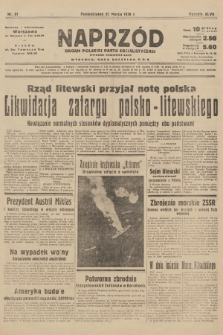 Naprzód : organ Polskiej Partji Socjalistycznej. 1938, nr 81