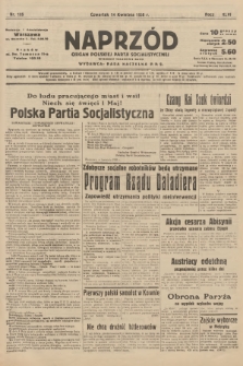 Naprzód : organ Polskiej Partji Socjalistycznej. 1938, nr 105