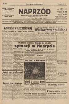 Naprzód : organ Polskiej Partji Socjalistycznej. 1938, nr 110