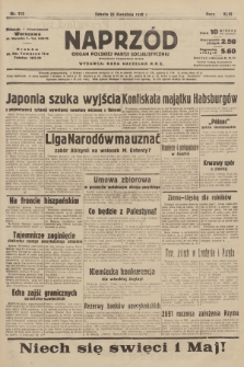 Naprzód : organ Polskiej Partji Socjalistycznej. 1938, nr 112