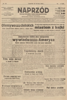 Naprzód : organ Polskiej Partji Socjalistycznej. 1938, nr 172