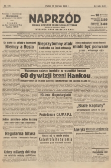 Naprzód : organ Polskiej Partji Socjalistycznej. 1938, nr 173