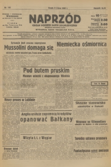 Naprzód : organ Polskiej Partji Socjalistycznej. 1938, nr 185