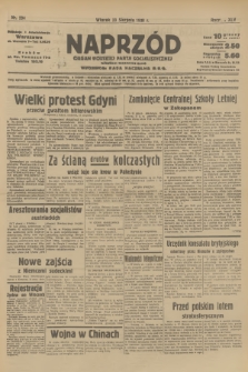 Naprzód : organ Polskiej Partji Socjalistycznej. 1938, nr 234