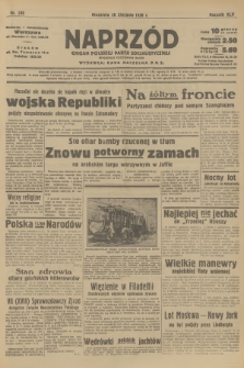 Naprzód : organ Polskiej Partji Socjalistycznej. 1938, nr 240