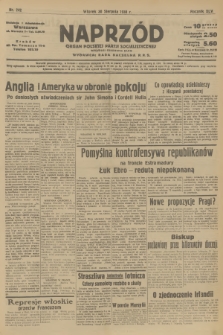 Naprzód : organ Polskiej Partji Socjalistycznej. 1938, nr 242