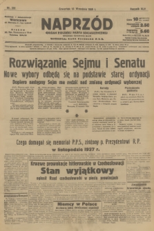Naprzód : organ Polskiej Partji Socjalistycznej. 1938, nr 259