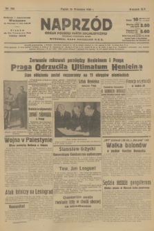 Naprzód : organ Polskiej Partji Socjalistycznej. 1938, nr 260