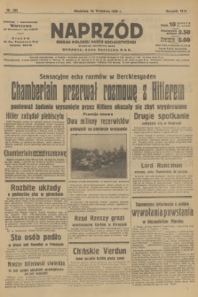 Naprzód : organ Polskiej Partji Socjalistycznej. 1938, nr 262