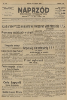 Naprzód : organ Polskiej Partji Socjalistycznej. 1938, nr 264