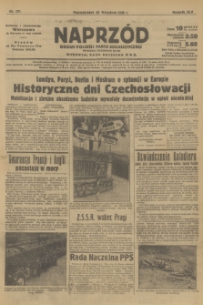 Naprzód : organ Polskiej Partji Socjalistycznej. 1938, nr 271