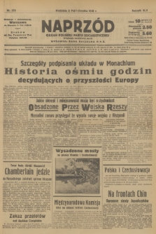Naprzód : organ Polskiej Partji Socjalistycznej. 1938, nr 278
