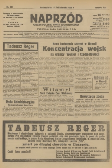 Naprzód : organ Polskiej Partji Socjalistycznej. 1938, nr 294