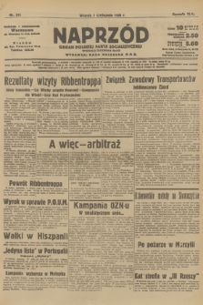 Naprzód : organ Polskiej Partji Socjalistycznej. 1938, nr 311
