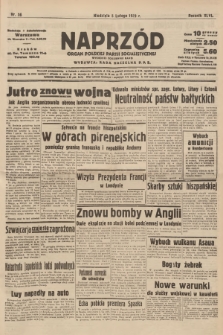 Naprzód : organ Polskiej Partji Socjalistycznej. 1939, nr 36