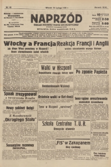 Naprzód : organ Polskiej Partji Socjalistycznej. 1939, nr 45