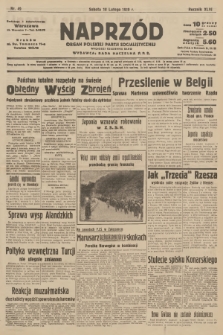 Naprzód : organ Polskiej Partji Socjalistycznej. 1939, nr 49