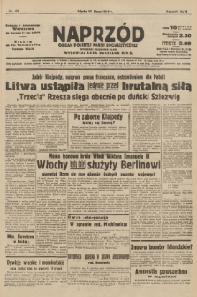 Naprzód : organ Polskiej Partji Socjalistycznej. 1939, nr 85