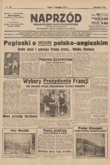 Naprzód : organ Polskiej Partji Socjalistycznej. 1939, nr 99