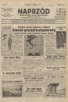 Naprzód : organ Polskiej Partji Socjalistycznej. 1939, nr 107