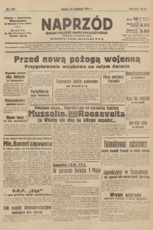 Naprzód : organ Polskiej Partji Socjalistycznej. 1939, nr 112