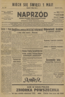 Naprzód : organ Polskiej Partji Socjalistycznej. 1939, nr 122