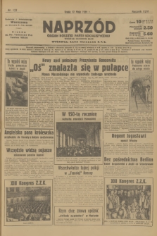 Naprzód : organ Polskiej Partji Socjalistycznej. 1939, nr 137