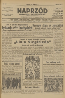 Naprzód : organ Polskiej Partji Socjalistycznej. 1939, nr 141