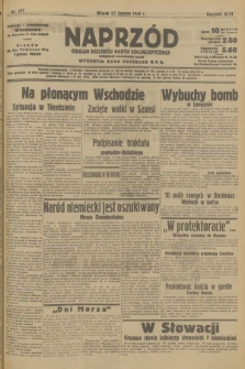 Naprzód : organ Polskiej Partji Socjalistycznej. 1939, nr 177