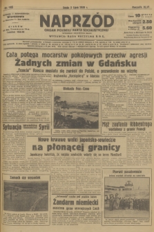 Naprzód : organ Polskiej Partji Socjalistycznej. 1939, nr 185