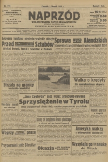 Naprzód : organ Polskiej Partji Socjalistycznej. 1939, nr 214