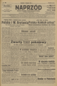 Naprzód : organ Polskiej Partji Socjalistycznej. 1939, nr 228