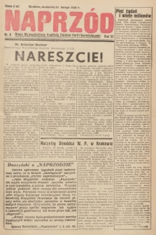 Naprzód : organ Wojewódzkiego Komitetu Polskiej Partii Socjalistycznej. 1946, nr 6