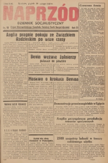 Naprzód : dziennik socjalistyczny : organ Wojewódzkiego Komitetu Polskiej Partii Socjalistycznej. 1946, nr 18