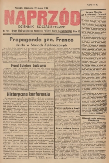 Naprzód : dziennik socjalistyczny : organ Wojewódzkiego Komitetu Polskiej Partii Socjalistycznej. 1946, nr 101
