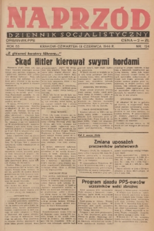 Naprzód : dziennik socjalistyczny : organ WK PPS. 1946, nr 124