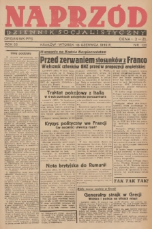 Naprzód : dziennik socjalistyczny : organ WK PPS. 1946, nr 129