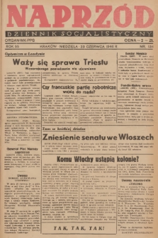 Naprzód : dziennik socjalistyczny : organ WK PPS. 1946, nr 134